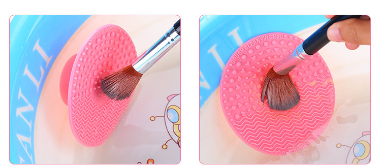 Silicone pad pad pad cleaning brush cleaning pad new beauty cosmetic brush tool