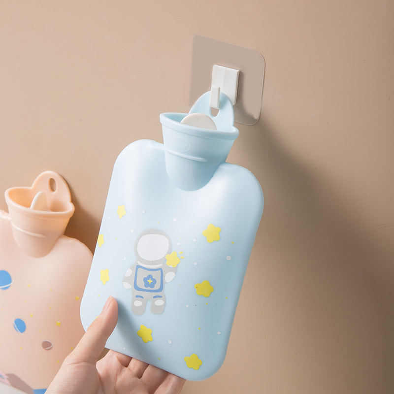 INS Hot Water Injection Bag Belly Silicone Hot Water Bottle Winter Student Portable Hot Compress Cartoon Cute Heating Pad