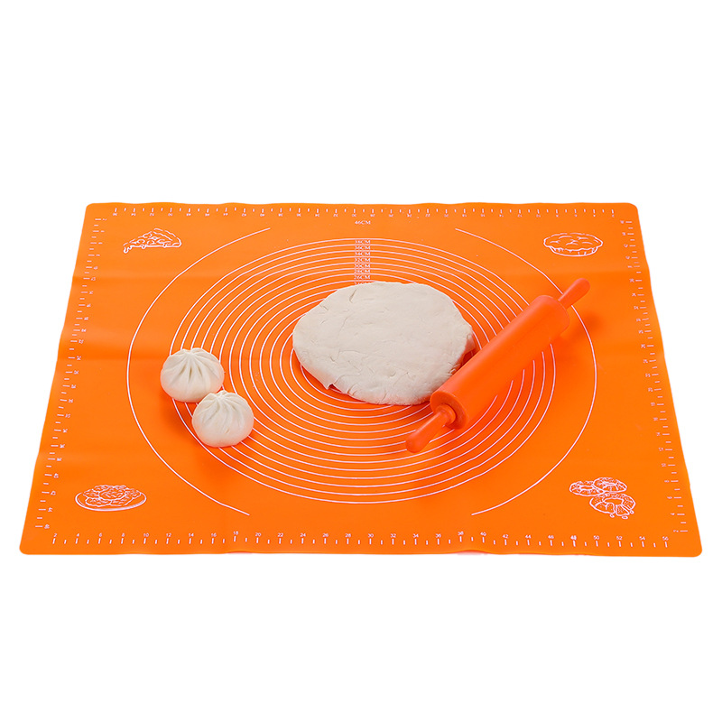 Silica Gel Pad Dough Board Baking Tool More Sizes Large Non-Slip Silicone Dough Kneading Dumpling Chopping Board Baking Mat