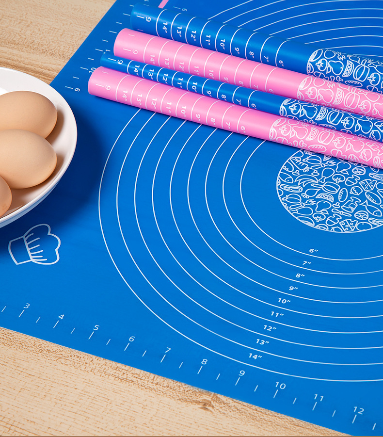 Factory Direct Sales Baking Case Silicone Dough Kneading Large and Small Sizes Kneading Dough Rolling Pad Non-Stick High Temperature Resistant with Scale Factory Direct Sales Baking Case Silicone Dough Kneading Large and Small Sizes Kneading Dough Rolling Pad Non-Stick High Temperature Resistant with Scale