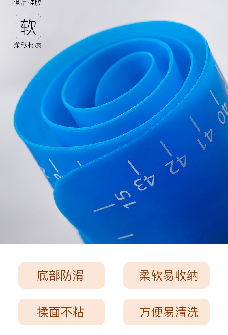 Factory Direct Sales Baking Case Silicone Dough Kneading Large and Small Sizes Kneading Dough Rolling Pad Non-Stick High Temperature Resistant with Scale Factory Direct Sales Baking Case Silicone Dough Kneading Large and Small Sizes Kneading Dough Rolling Pad Non-Stick High Temperature Resistant with Scale