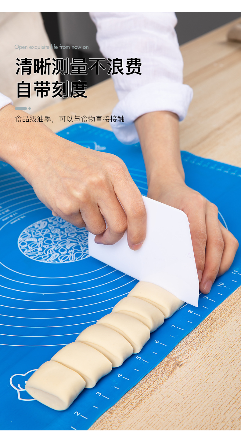 Factory Direct Sales Baking Case Silicone Dough Kneading Large and Small Sizes Kneading Dough Rolling Pad Non-Stick High Temperature Resistant with Scale Factory Direct Sales Baking Case Silicone Dough Kneading Large and Small Sizes Kneading Dough Rolling Pad Non-Stick High Temperature Resistant with Scale