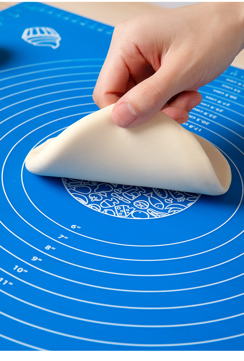 Factory Direct Sales Baking Case Silicone Dough Kneading Large and Small Sizes Kneading Dough Rolling Pad Non-Stick High Temperature Resistant with Scale Factory Direct Sales Baking Case Silicone Dough Kneading Large and Small Sizes Kneading Dough Rolling Pad Non-Stick High Temperature Resistant with Scale