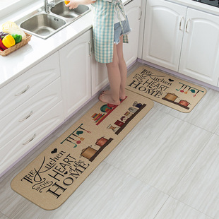 [Cross-Border Hot Selling] Imitation Coconut Palm Door Mat Hallway Doormat Wire Ring Foot Mat PVC Non-Slip Floor Mat Carpet