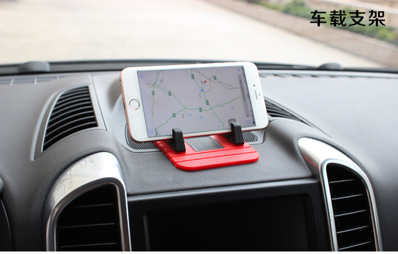 Car Supplies Wholesale Multifunctional Car Phone Holder Car Silicone Non-Slip Mat Dashboard Storage Pad