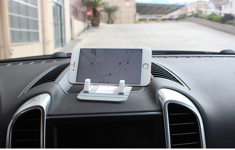 Car Supplies Wholesale Multifunctional Car Phone Holder Car Silicone Non-Slip Mat Dashboard Storage Pad