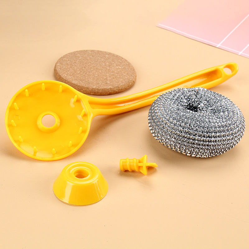Colorful Non-Stick Pan Does Not Hurt Hands Pet Cleaning Ball Kitchen Does Not Hurt Pot Strong Decontamination Brush Large Ball with Handle Wholesale Colorful Non-Stick Pan Does Not Hurt Hands Pet Cleaning Ball Kitchen Does Not Hurt Pot Strong Decontamination Brush Large Ball with Handle Wholesale