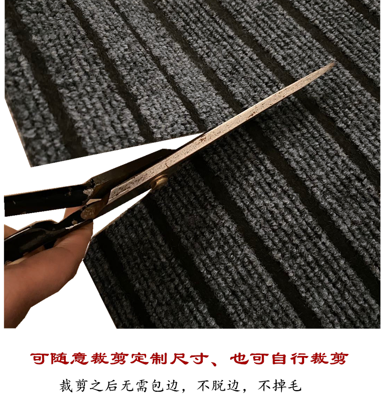 Customized Door Mat Entrance Home Use Kitchen Anti-Slip Absorbent Floor Mat Hotel Bedroom Aisle Corridor Stair Carpet