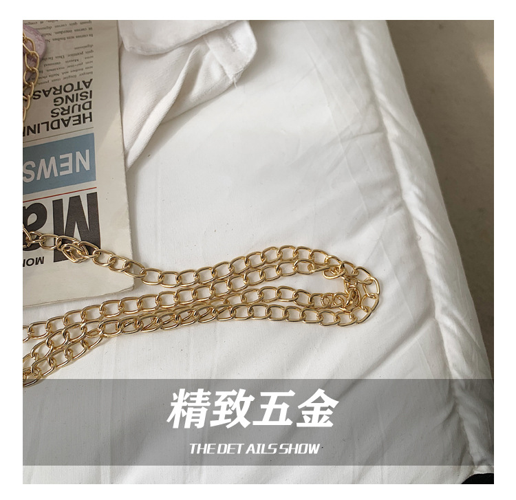 2021 Spring New Trendy Underarm Bag Chain Shoulder Small Bag Women's Bag Simple French Stick Small Square Bag Women's 2021 Spring New Trendy Underarm Bag Chain Shoulder Small Bag Women's Bag Simple French Stick Small Square Bag Women's