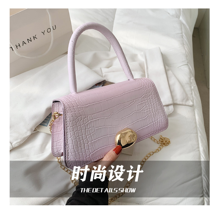 2021 Spring New Trendy Underarm Bag Chain Shoulder Small Bag Women's Bag Simple French Stick Small Square Bag Women's 2021 Spring New Trendy Underarm Bag Chain Shoulder Small Bag Women's Bag Simple French Stick Small Square Bag Women's