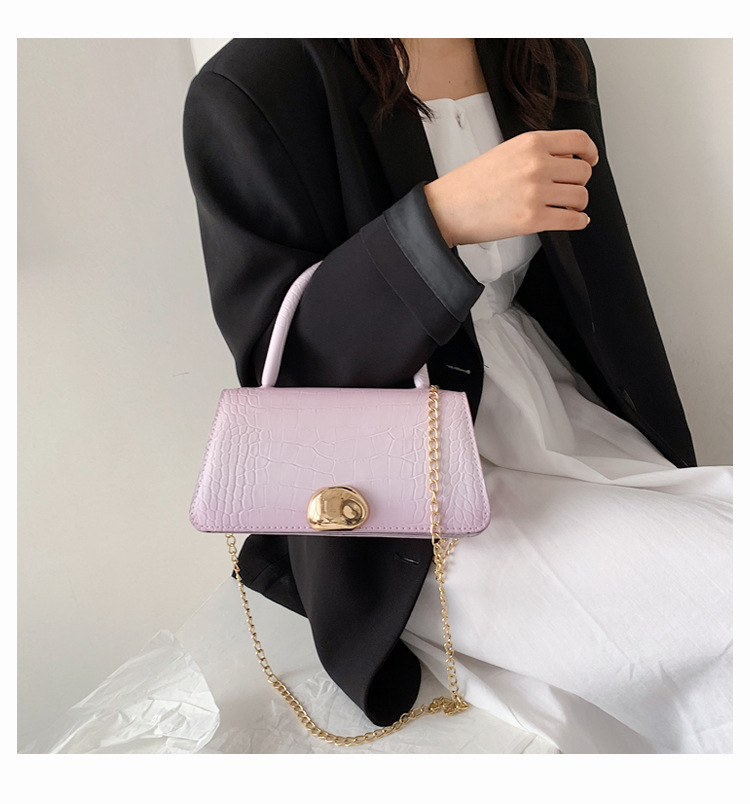 2021 Spring New Trendy Underarm Bag Chain Shoulder Small Bag Women's Bag Simple French Stick Small Square Bag Women's 2021 Spring New Trendy Underarm Bag Chain Shoulder Small Bag Women's Bag Simple French Stick Small Square Bag Women's