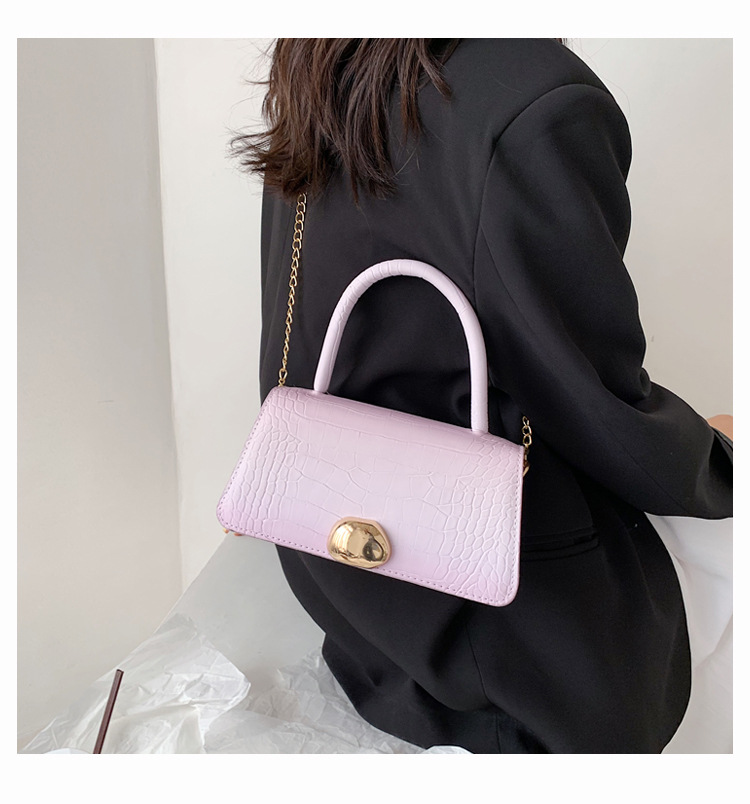 2021 Spring New Trendy Underarm Bag Chain Shoulder Small Bag Women's Bag Simple French Stick Small Square Bag Women's 2021 Spring New Trendy Underarm Bag Chain Shoulder Small Bag Women's Bag Simple French Stick Small Square Bag Women's