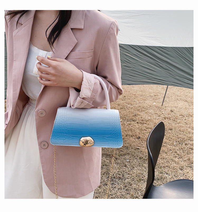 2021 Spring New Trendy Underarm Bag Chain Shoulder Small Bag Women's Bag Simple French Stick Small Square Bag Women's 2021 Spring New Trendy Underarm Bag Chain Shoulder Small Bag Women's Bag Simple French Stick Small Square Bag Women's