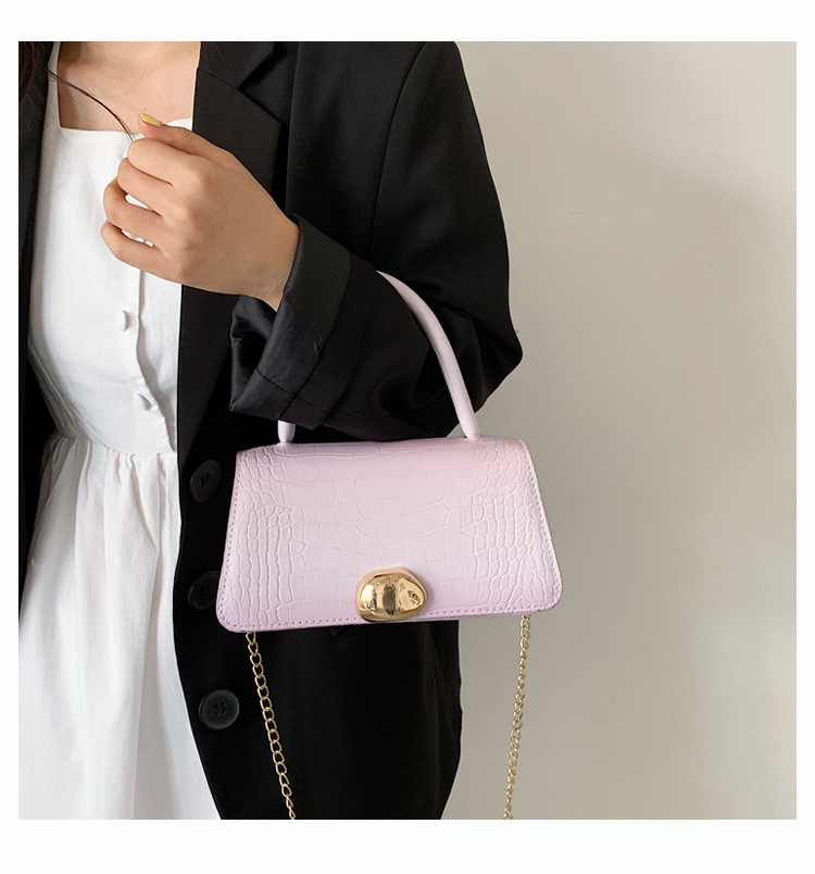 2021 Spring New Trendy Underarm Bag Chain Shoulder Small Bag Women's Bag Simple French Stick Small Square Bag Women's 2021 Spring New Trendy Underarm Bag Chain Shoulder Small Bag Women's Bag Simple French Stick Small Square Bag Women's