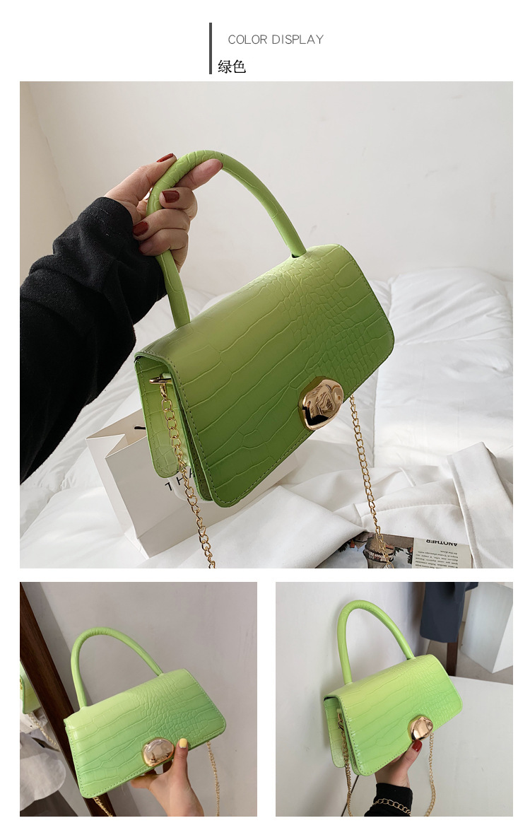 2021 Spring New Trendy Underarm Bag Chain Shoulder Small Bag Women's Bag Simple French Stick Small Square Bag Women's 2021 Spring New Trendy Underarm Bag Chain Shoulder Small Bag Women's Bag Simple French Stick Small Square Bag Women's