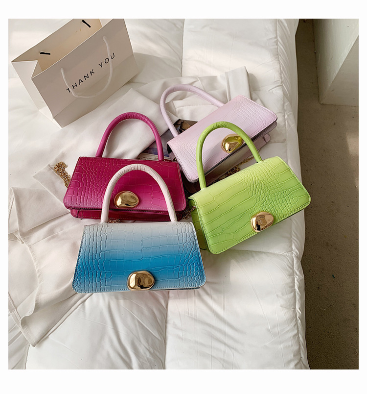 2021 Spring New Trendy Underarm Bag Chain Shoulder Small Bag Women's Bag Simple French Stick Small Square Bag Women's 2021 Spring New Trendy Underarm Bag Chain Shoulder Small Bag Women's Bag Simple French Stick Small Square Bag Women's