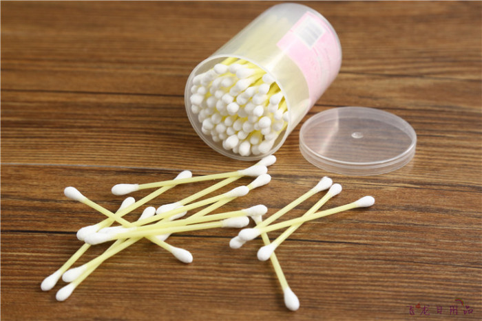 Wood small garden cotton SWab 100 pack makeup remover cotton Stick Wood small garden cotton SWab 100 pack makeup remover cotton Stick