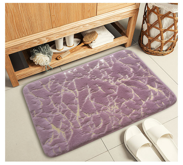 Amazon Hot Imitation Dehaired Angora Gilding Carpet Bedroom Floor Mat Living Room Bedside Floor Mat Bathroom Water-Absorbing Non-Slip Mat Amazon Hot Imitation Dehaired Angora Gilding Carpet Bedroom Floor Mat Living Room Bedside Floor Mat Bathroom Water-Absorbing Non-Slip Mat