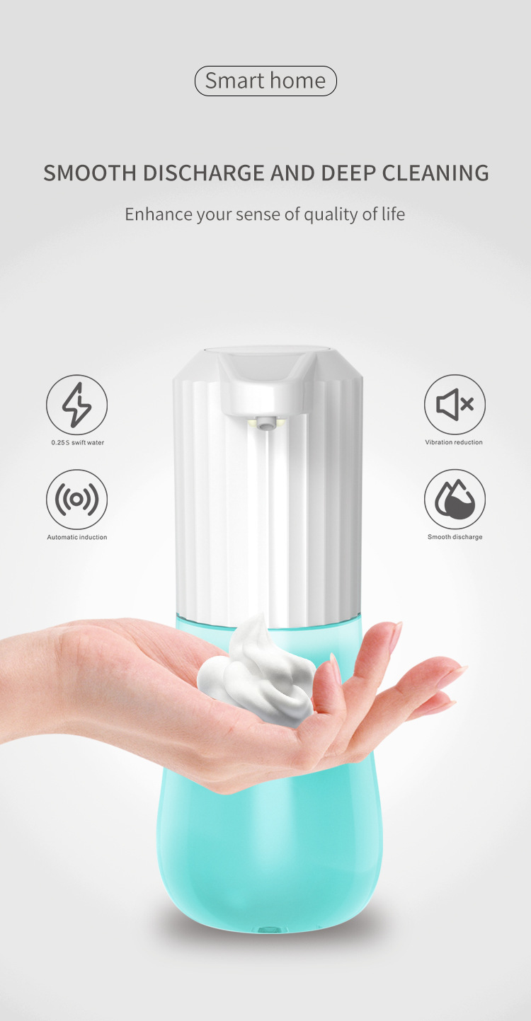 Cross-Border Factory Direct Supply Automatic Hand Washing Machine Smart Home Kitchen Hotel Soap Dispenser Desktop Inductive Soap Dispenser