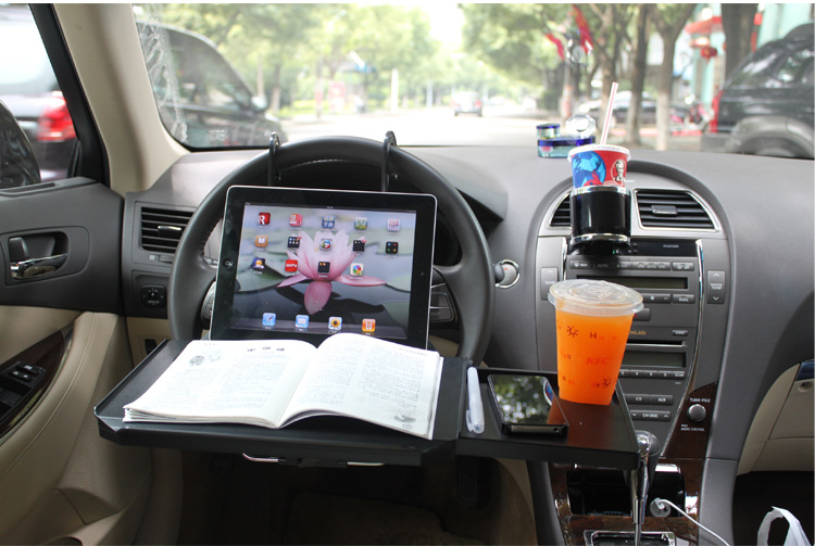 Shunwei Third-Generation Drawer-Type Car Desk Computer Table Dining Plate with Card Slot SD-1508 Shunwei Third-Generation Drawer-Type Car Desk Computer Table Dining Plate with Card Slot SD-1508