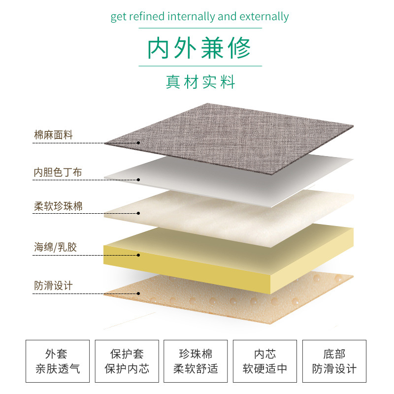 Yanzhuo Ins Wholesale Sponge Window Cushion Ledge Cushion Tatami Mat Ziyang Table Cushion Sofa Cushion Card Holder