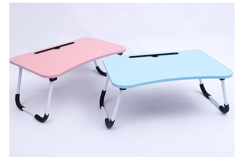 Lazy Table Multi-Functional Folding Table Card Slot Simple Small Table College Student Dormitory Laptop Desk