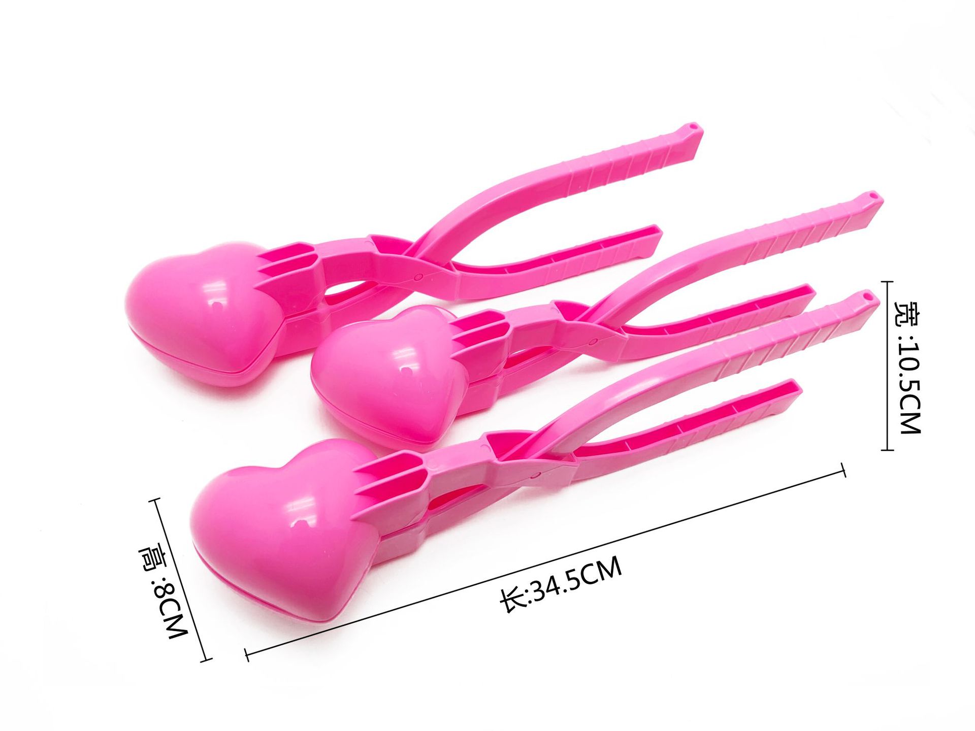 Free Shipping Factory Wholesale Love Snowball Clip Children's Winter Outdoors Toy Snow Stick Snowball Fight Artifact Snowball Clip