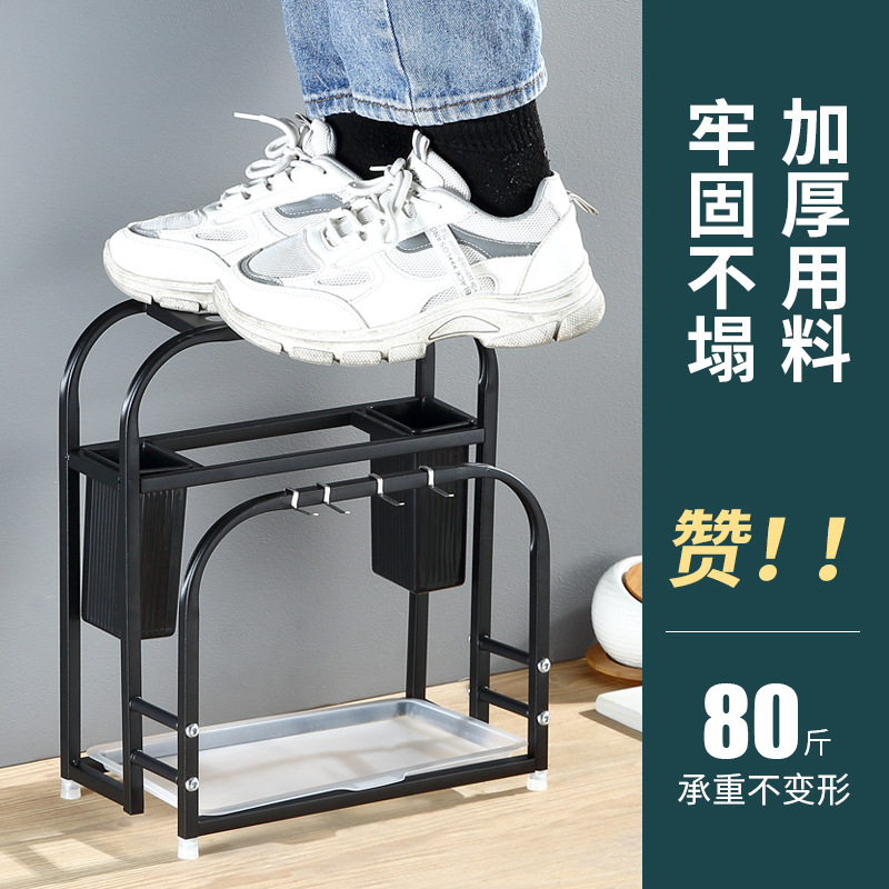 Table Top Stainless Steel Knife Holder Chopping Board Rack Kitchen Knife Storage Rack Multi-Functional Chopping Block Chopsticks Drain Rack