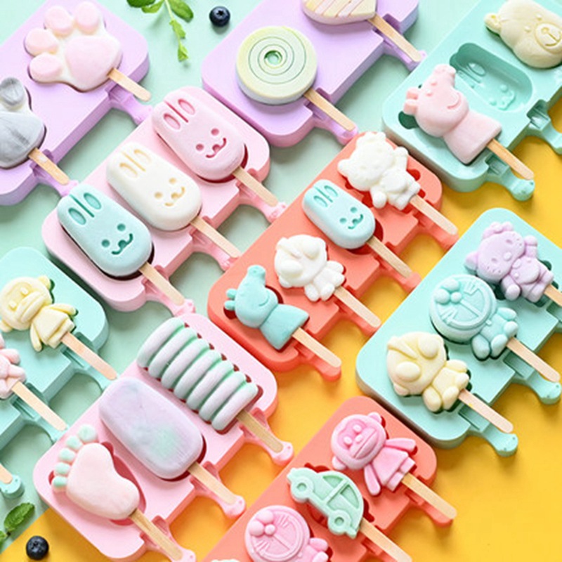 Manufacturer Siamese Ice Cream Mold with Lid and Stick Homemade Silicone Ice Cream Popsicle Mold DIY Ice-Cream Mould Manufacturer Siamese Ice Cream Mold with Lid and Stick Homemade Silicone Ice Cream Popsicle Mold DIY Ice-Cream Mould