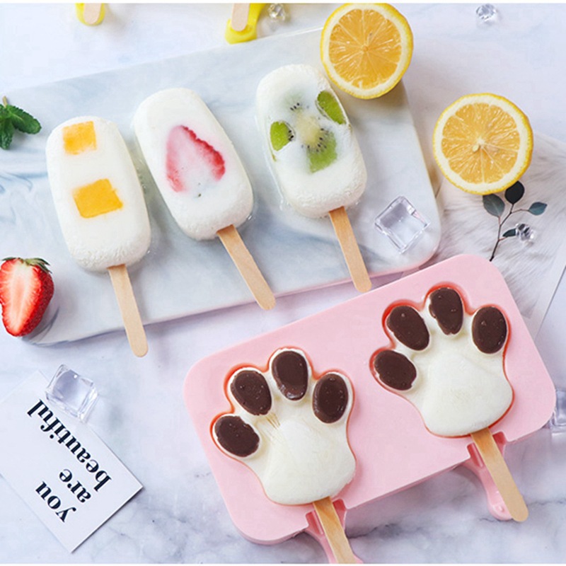 Manufacturer Siamese Ice Cream Mold with Lid and Stick Homemade Silicone Ice Cream Popsicle Mold DIY Ice-Cream Mould Manufacturer Siamese Ice Cream Mold with Lid and Stick Homemade Silicone Ice Cream Popsicle Mold DIY Ice-Cream Mould