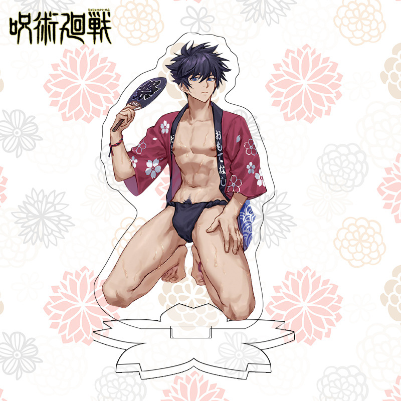 Manshu Battle around 12cm Acrylic Standing Sign Tiger Stick Youren Five Wu Fu Black Hui Tong Man Standing Ornaments