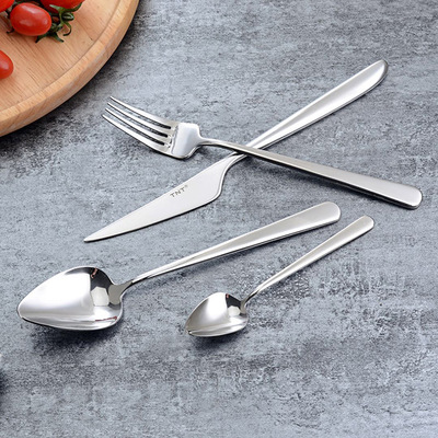 French Elegant Kaya Stainless Steel Steak Knife, Fork and Spoon Factory Direct Sales Hotel Western Food Tableware Table