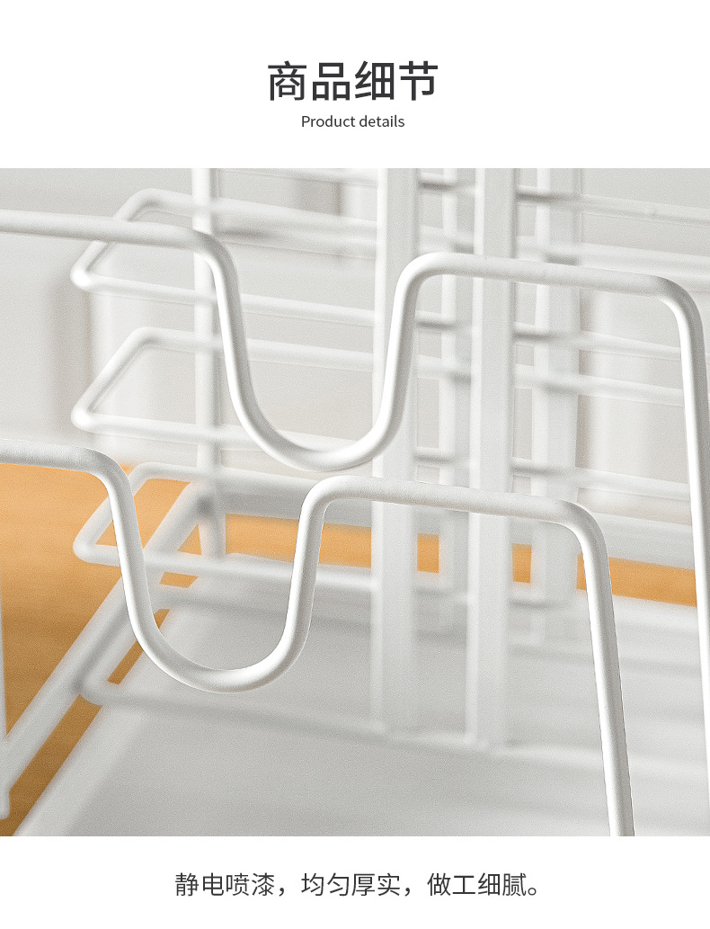 Nachuan Cross-Border Kitchen Kitchenware Storage Draining Rack Table Top Multi-Purpose Storage Rack with Chopsticks Holder Pot Lid Chopping Board Knife