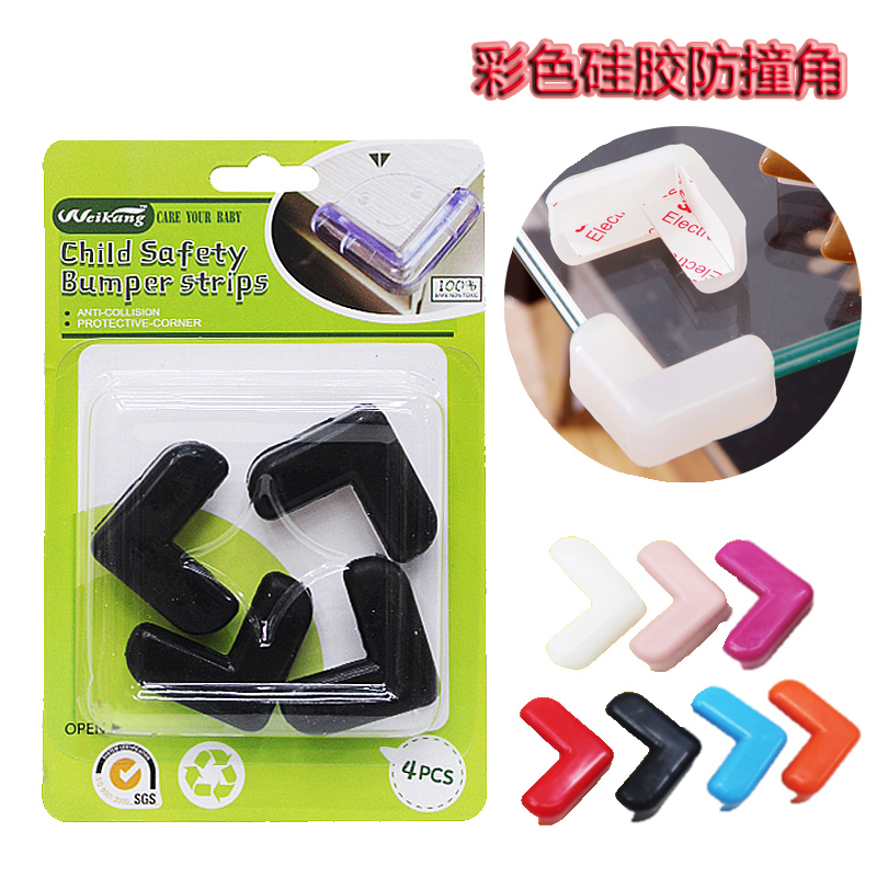 baby safety protection corner corner table set of transparent silica gel crashproof corners 4 suction card installed