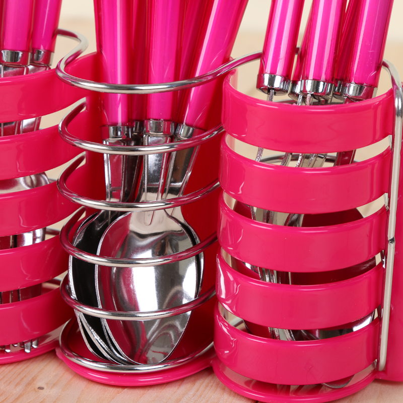 The Table knife, fork, spoon, new stainless steel tableware set hotel supplies western food set