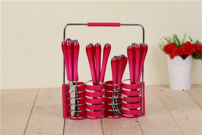 The Table knife, fork, spoon, new stainless steel tableware set hotel supplies western food set