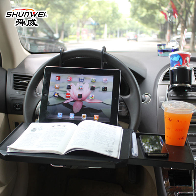 The third generation of shunwei drawer-type car desk computer table table table with card slot sd-1508