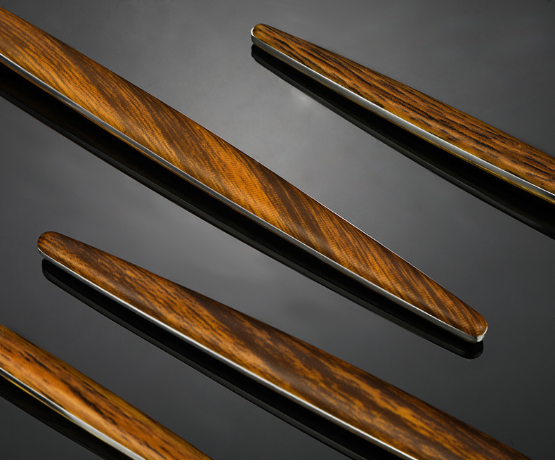 Cross-Border Wood Grain Portugal Table Knife Creative Japanese Table Knife Fork Spoon Stainless Steel Tableware Gift Set