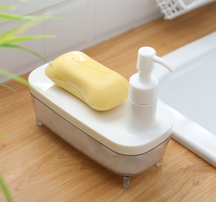 Ship-Type Translucent Push-Type Soap Dispenser Hand Sanitizer Lotion Bottle