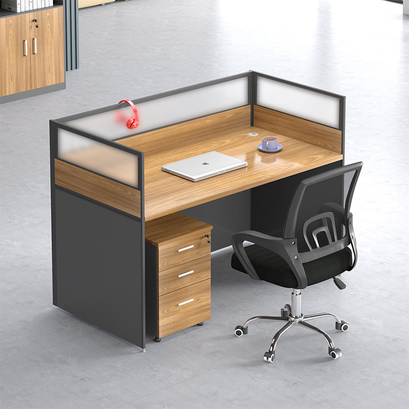 Simple Office Furniture Computer Desk Staff Desk Office Card Partition Screen Table Staff Table Office Desk and Chair Combination