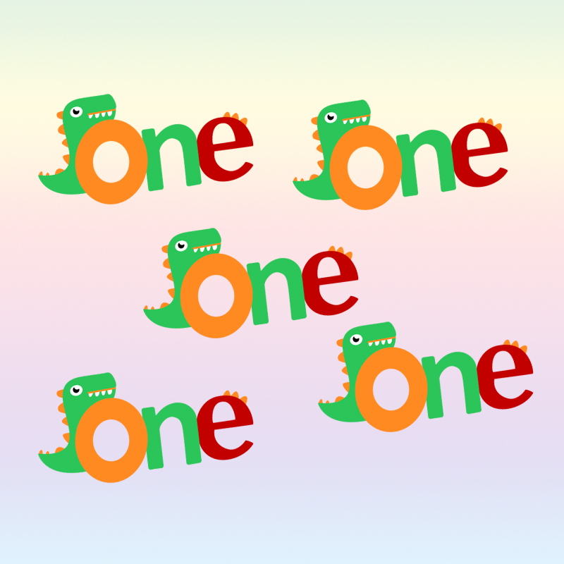 Birthday Party Decoration Dining-Table Decoration Dinosaur Theme Dinosaur One Cake Inserting Card