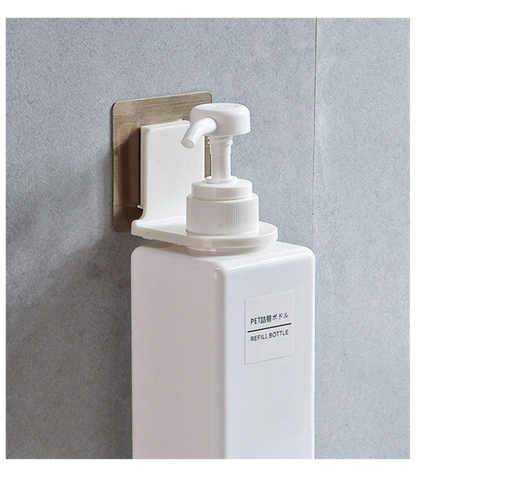 Hotel Hand Sanitizer Bottle Press Bathroom Soap Dispenser Holder Bathroom Brushed Wall Hanging Shower Gel Rack Hotel Hand Sanitizer Bottle Press Bathroom Soap Dispenser Holder Bathroom Brushed Wall Hanging Shower Gel Rack