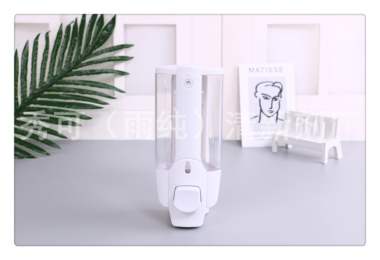 A Xiu Ke (Rain) pure freshener factory produced hand sanitizer wall - mounted transparent plastic soap dispenser A Xiu Ke (Rain) pure freshener factory produced hand sanitizer wall - mounted transparent plastic soap dispenser