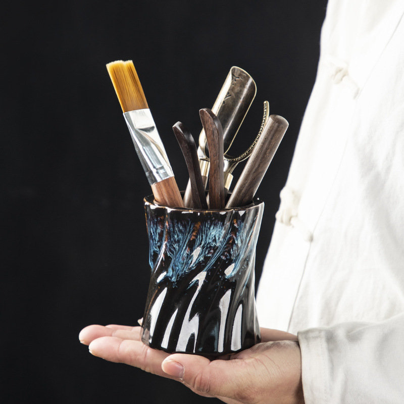 Tea Ceremony Six Items Set Kung Fu Tea Utensils Complete Supplies Tea Table Tea Making Tools Tea Needle Tea Knife Clip