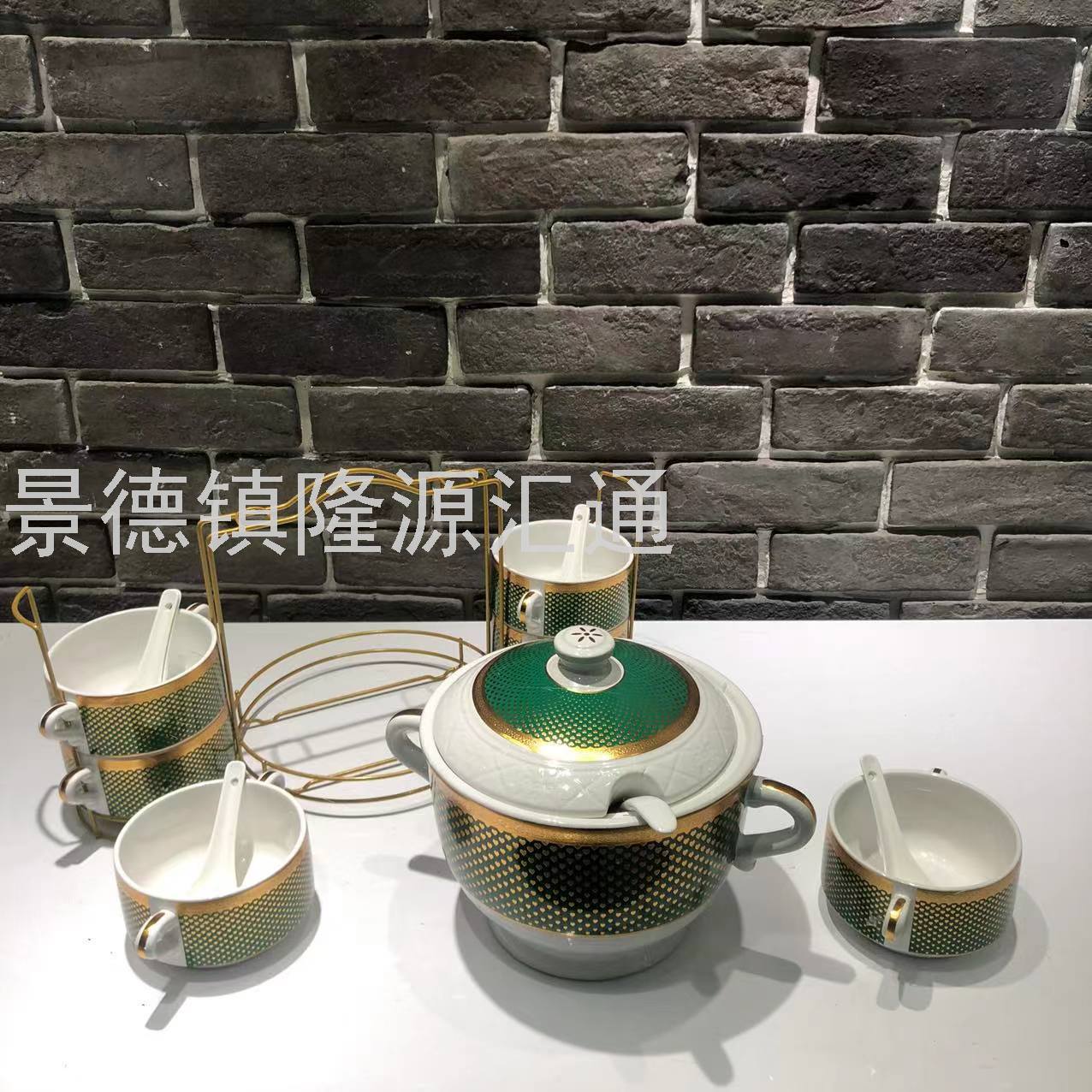 Jingdezhen Ceramic Soup Pot Set Dual-Sided Stockpot Noodle Cup Freshness Bowl Storage Tank Casserole Electric Soup Pot Jingdezhen Ceramic Soup Pot Set Dual-Sided Stockpot Noodle Cup Freshness Bowl Storage Tank Casserole Electric Soup Pot