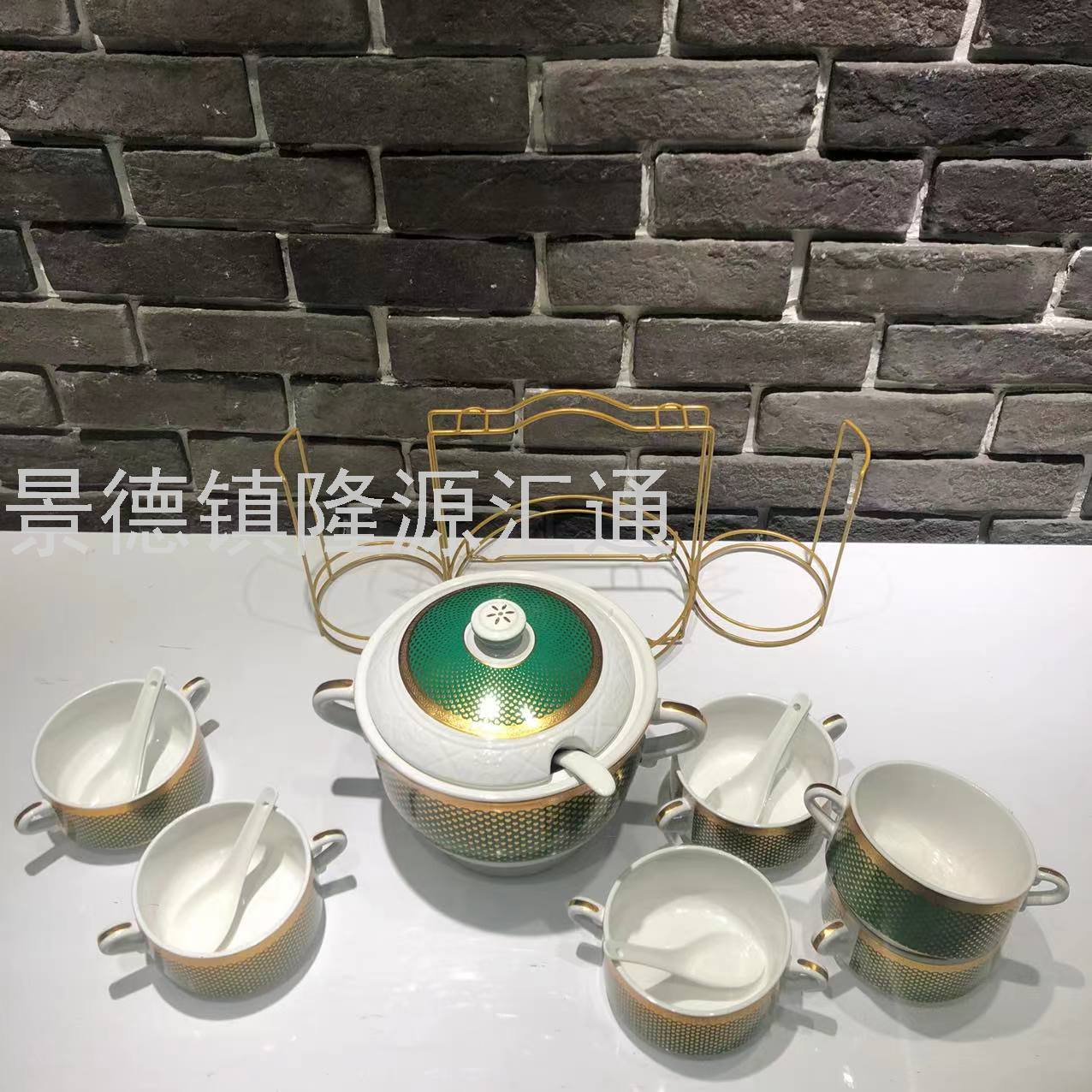 Jingdezhen Ceramic Soup Pot Set Dual-Sided Stockpot Noodle Cup Freshness Bowl Storage Tank Casserole Electric Soup Pot Jingdezhen Ceramic Soup Pot Set Dual-Sided Stockpot Noodle Cup Freshness Bowl Storage Tank Casserole Electric Soup Pot
