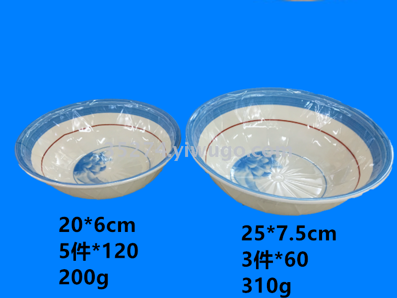 Melamine tableware Melamine bowl menai dishes decal bowl large amount of spot inventory low price processing can be sold by ton