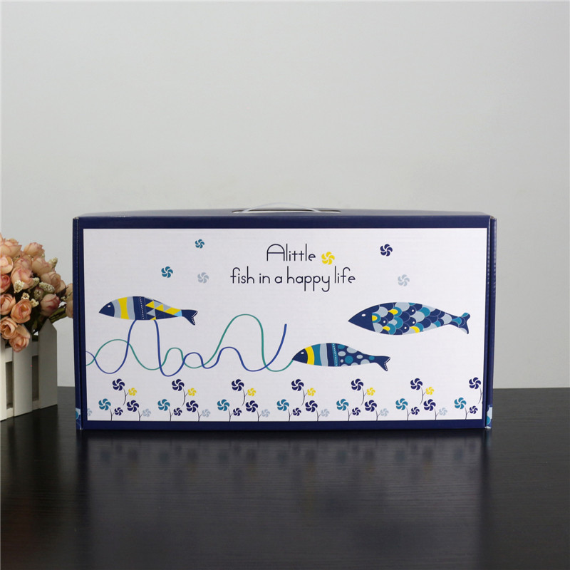 Yuyue Ceramic Bowl Chopsticks Cartoon Pattern Gift Box Home Return Gift Ceramic Bowl Chopsticks Sets
