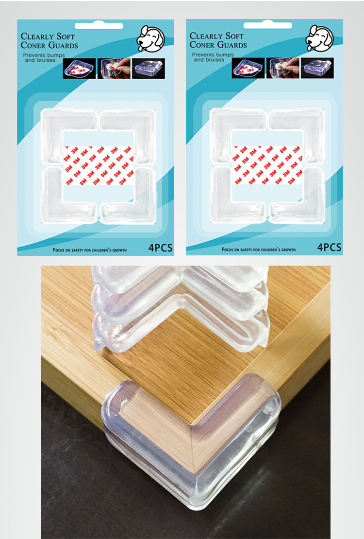 Stickers-Free Blister Blister Card 4 Pack L-Shaped Spherical Smiley Face Transparent Bumper Angle Baby Table Coffee Table Glass Corner Protector Stickers-Free Blister Blister Card 4 Pack L-Shaped Spherical Smiley Face Transparent Bumper Angle Baby Table Coffee Table Glass Corner Protector