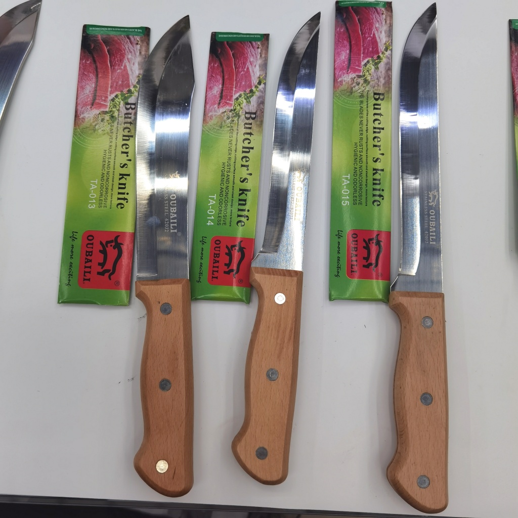 Chef Knife, Wooden Handle Knife, Beef Head Knife Table Knife, Hot Sale South America Africa Russia Arab Spot